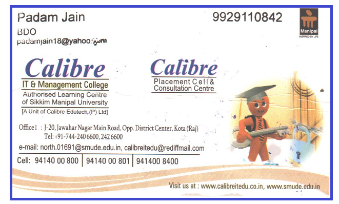 CALIBRE IT & MANAGEMENT COLLEGE