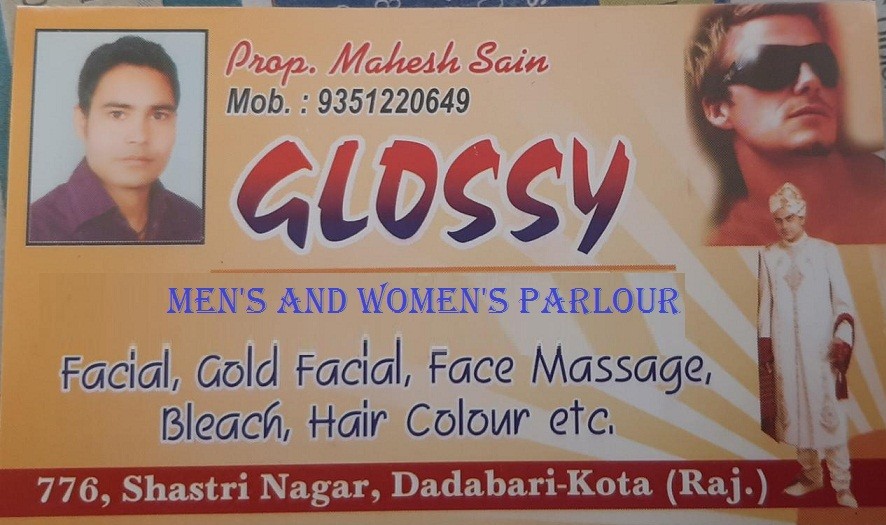 GLOSSY MENS  AND WOMENS PARLOUR
