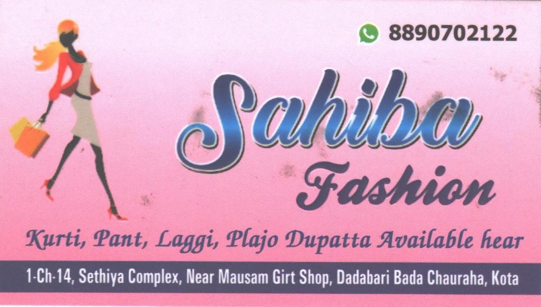 SAHIBA FASHION